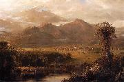 Frederic Edwin Church Mountains of Ecuador oil painting